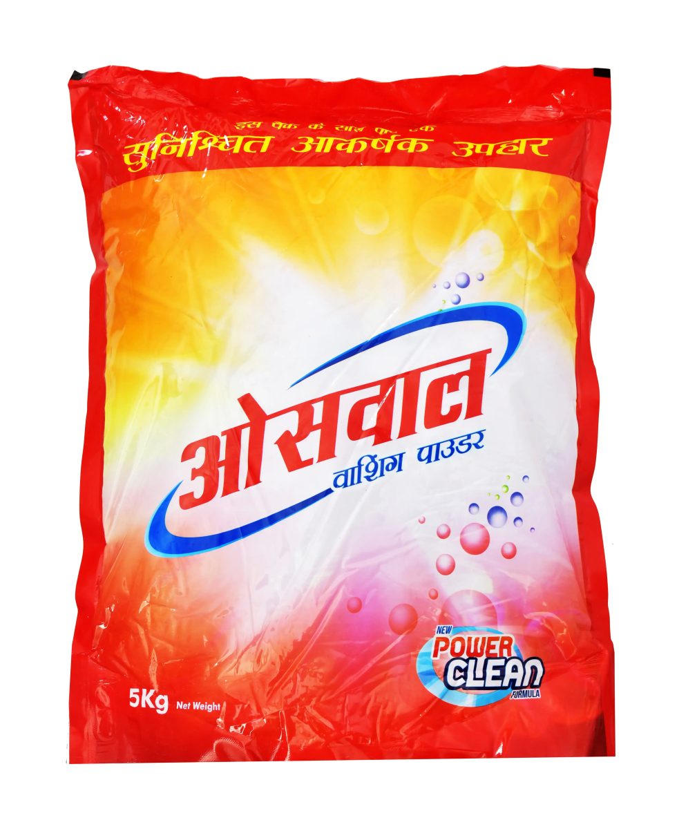 Oswal Washing Powder 5KG + (Get 2 KG Washing Powder Free)