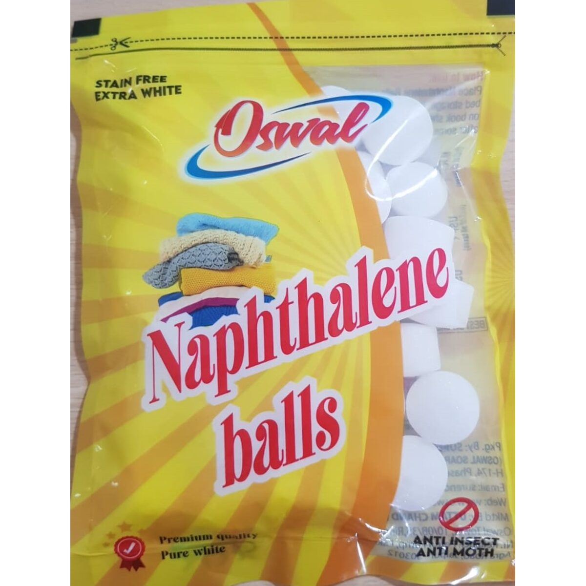 Oswal Naphthalene Balls (white)