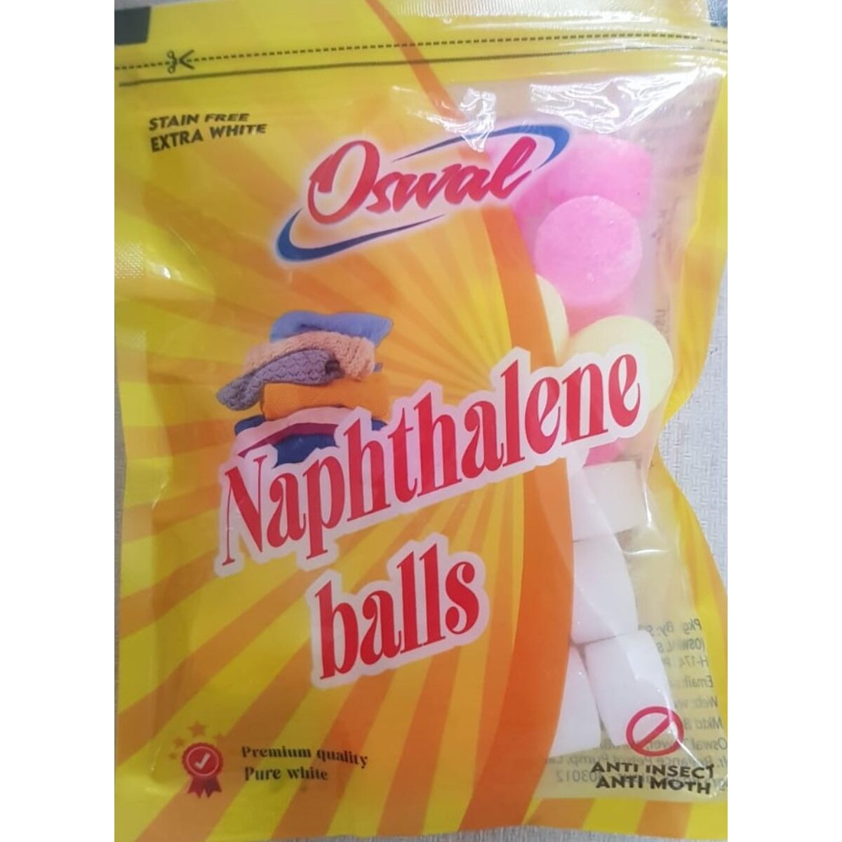 Oswal Naphthalene Balls (Multicolour )
