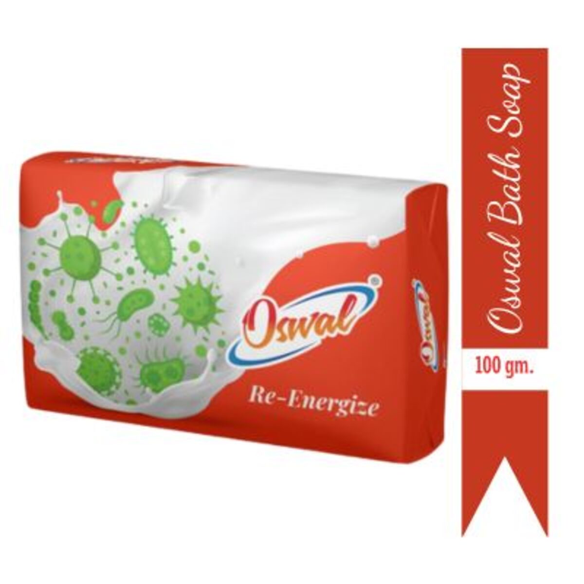 Oswal Bath Soap (Re-Energize) *Set of 5*