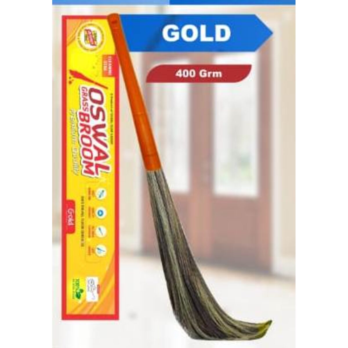 Oswal Grass Broom (Gold)